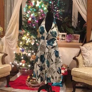 NWT Floral Halter Dress